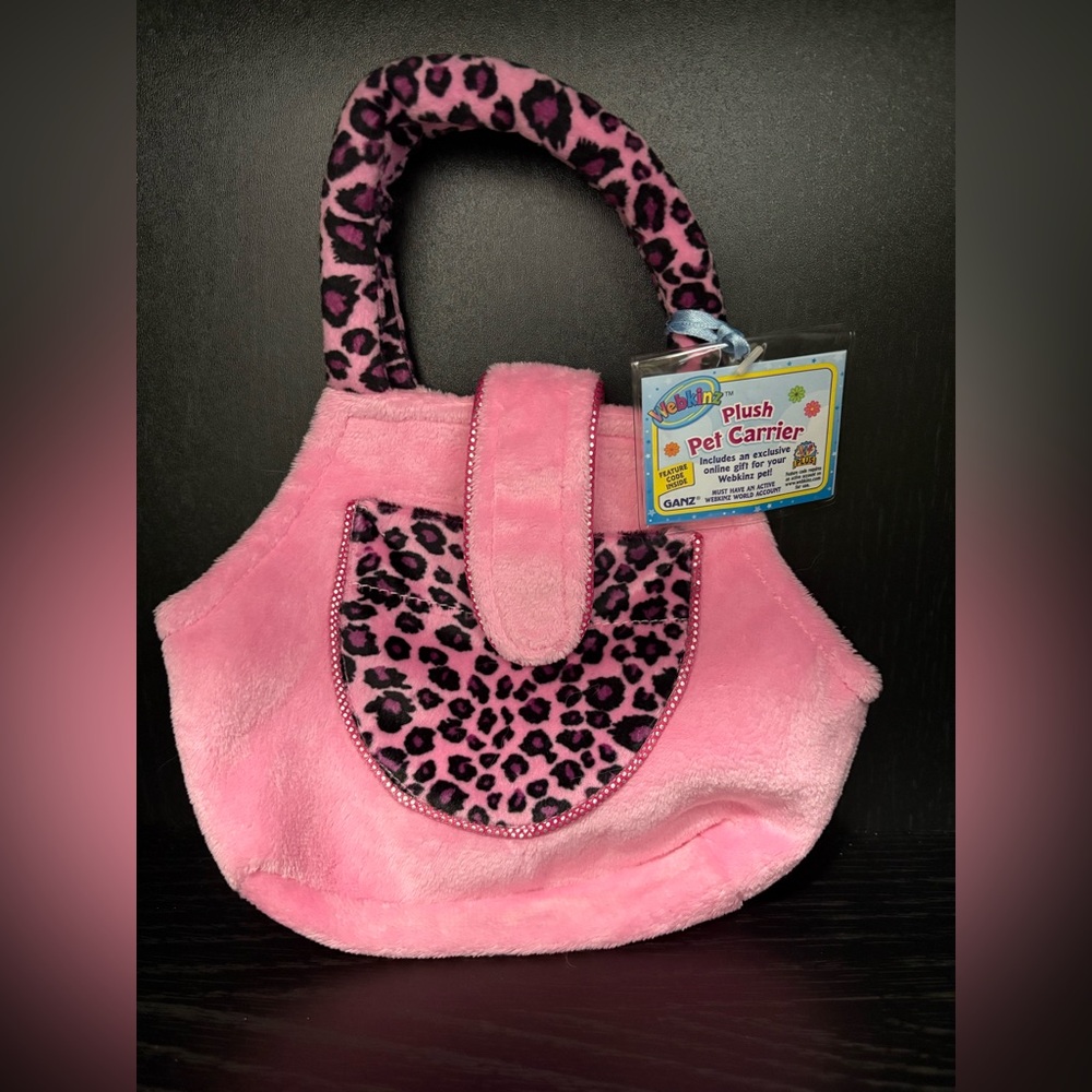GANZ NWT Webkinz Plush Pet Carrier